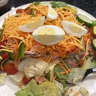 Hearty salad for lunch