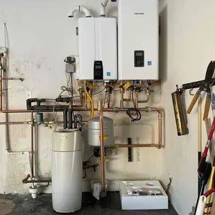 Combi-boiler and tankless!