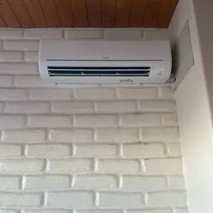 indoor unit on a minisplit system with outdoor heatpump