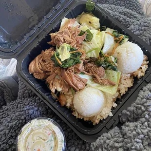 Their signature Hawaiian ginger chicken