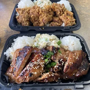 Sweet Garlic Chicken + Chicken Teriyaki
