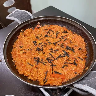 Dak galbi fried rice