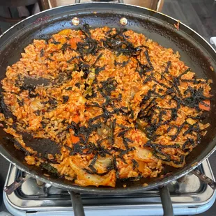 Fried Steamed Mixed Rice