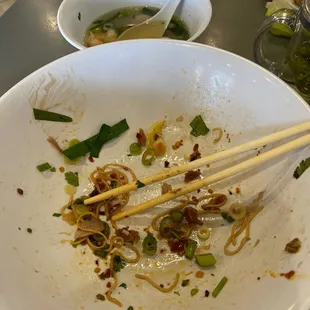 Empty bowl Mi A Dong special!