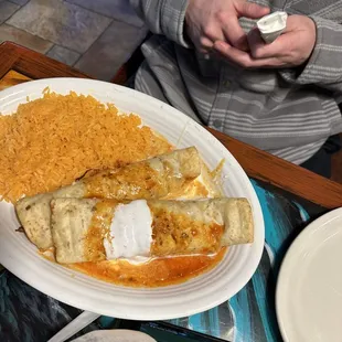 a plate of food