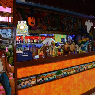 a mexican themed bar
