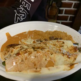 Delish lunch burrito