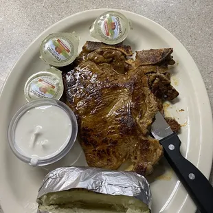 Yummy steak tivon potatoes