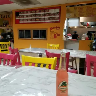Quaint lunch counter type atmosphere. Local authentic food
