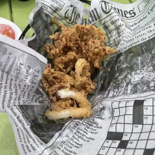 Calamari- was okay but some pieces (the larger) were chewy and stringy