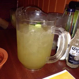 The pitcher of margarita. I like it. The wife likes it. Everyone likes it. Get one!