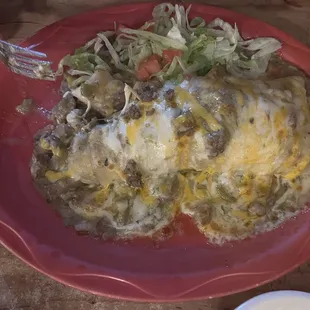 Bean Burrito Enchilada