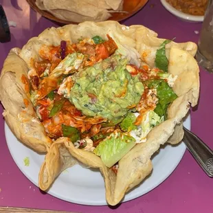 Taco salad. Absolutely delicious!!