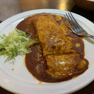 Happy hour - Enchilada, $4.60 December 2022 They would not let me take it to go, even though I said, I had perishables in the car.