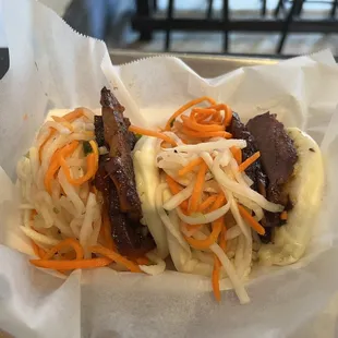 BBQ Roast Pork Belly Baos