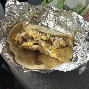 I always start with the Basics...Bacon, Egg and Cheese