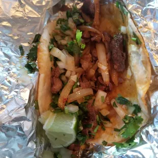 Carne Asada taco