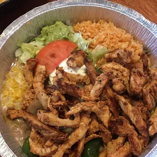 Chicken fajitas