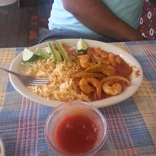 Camarones  ala  Diabla