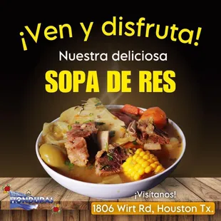 Sopa de Res (Beef Soup)