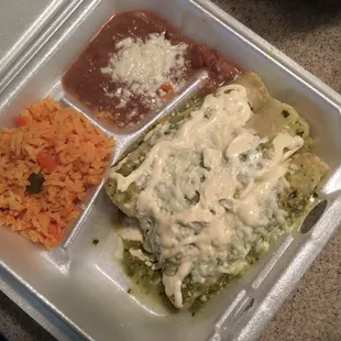 Chicken Enchiladas verdes