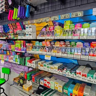 wide variety of vapes.