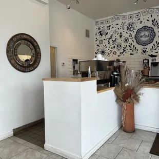 Coffee bar area