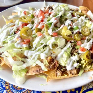 Cantina nachos with ground beef $9.99