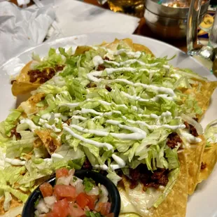 Chorizo nachos, excellent!