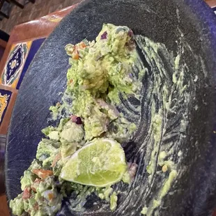 Freshly made at table side , always amazing and FRESH