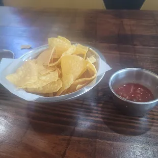 Really good chips and salsa