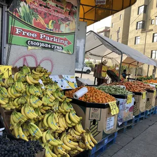 bananas and other fruits