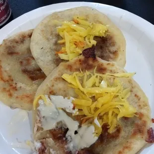 Cheese &amp; Bean Pupusas