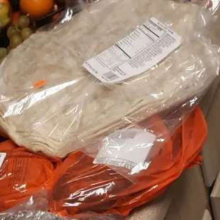 Extra large burrito tortillas.