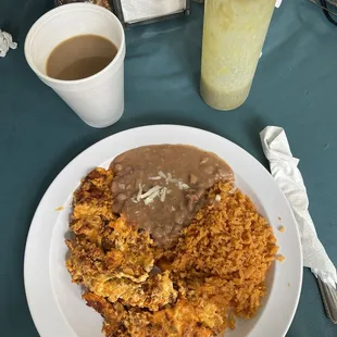 Chorizo and Eggs #4 on the menu iirc.