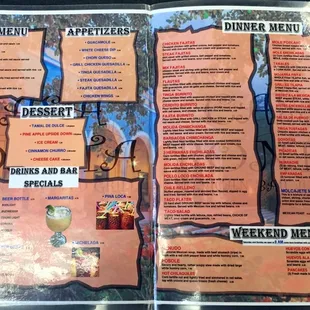 Menu 2 of 2