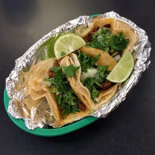 Three Tacos
