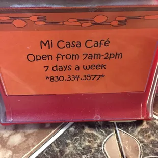 open from jan - 2pm 7 days a week