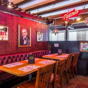 Interior Booths in Bar Area