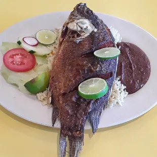 food, grilled fish