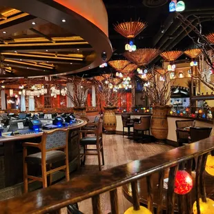 the interior of the restaurant