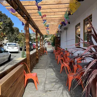 New outdoor patio