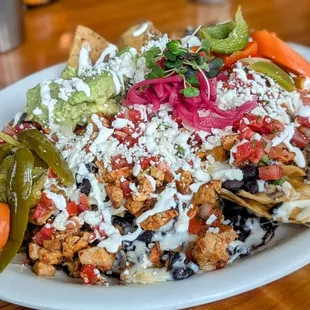 Nachos with Pollo Asado