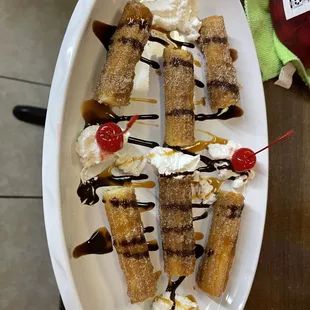 Churros rellenos