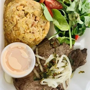 Mofongo &amp; steak