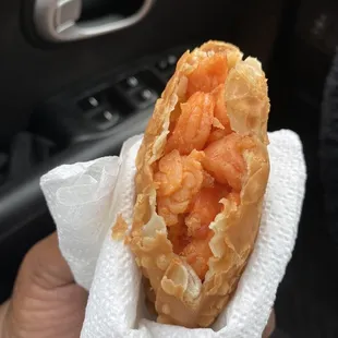 Overstuffed with shrimp &amp; I loveeeee it!