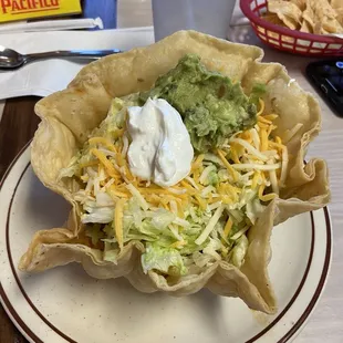 Shredded beef Taco shell