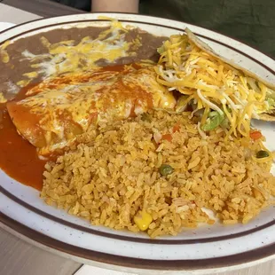 Taco enchilada
