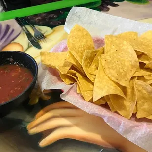Chips and salsa.