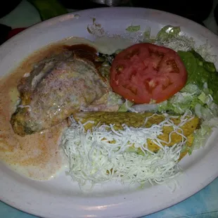 It came out on two plates!